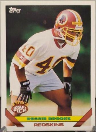 Reggie Brooks #554 Football Cards 1993 Topps