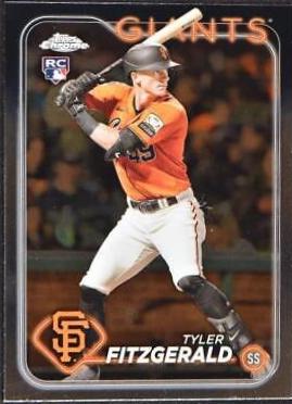 Tyler Fitzgerald #131 Baseball Cards 2024 Topps Chrome