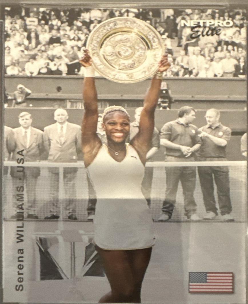 Serena Williams #S4 Tennis Cards 2003 NetPro Elite Event Starter