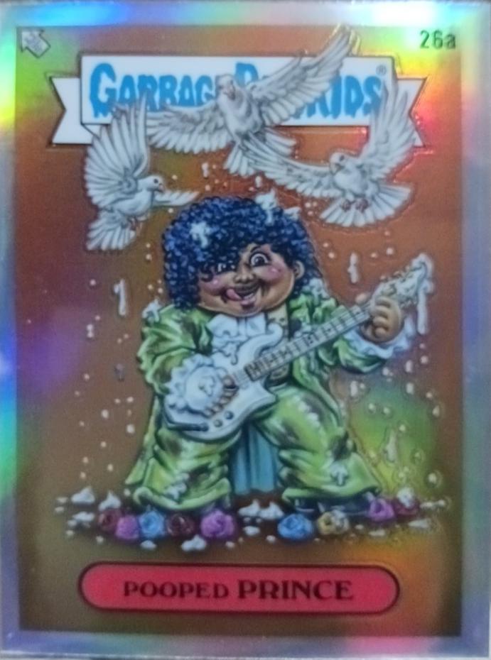 Pooped Prince #26a 2024 Garbage Pail Kids Chrome Music Awards