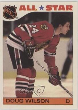 Doug Wilson #11 Hockey Cards 1985 Topps Stickers