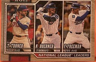 National League Leaders Avg