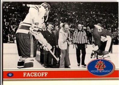 Faceoff #12 Hockey Cards 1991 Future Trends Canada ’72