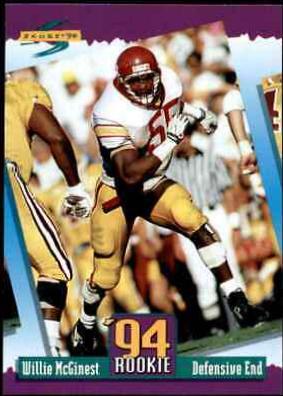 Willie McGinest #285 Football Cards 1994 Panini Score