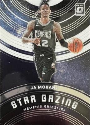 Ja Morant #4 Basketball Cards 2022 Panini Donruss Optic Star Gazing