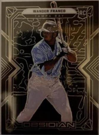 Wander Franco #3 Baseball Cards 2022 Panini Chronicles Obsidian