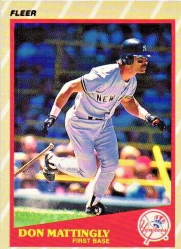 don mattingly #29 1989 Fleer Baseball Stickers