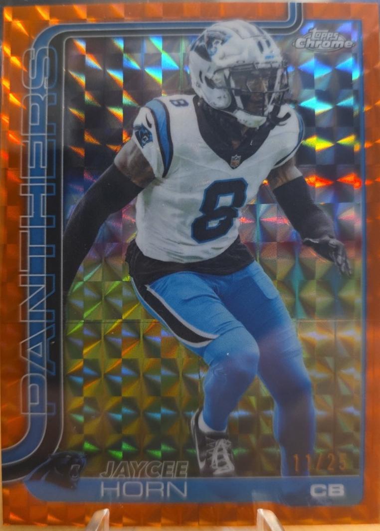 Jaycee Horn [Orange Geometric Refractor] #41