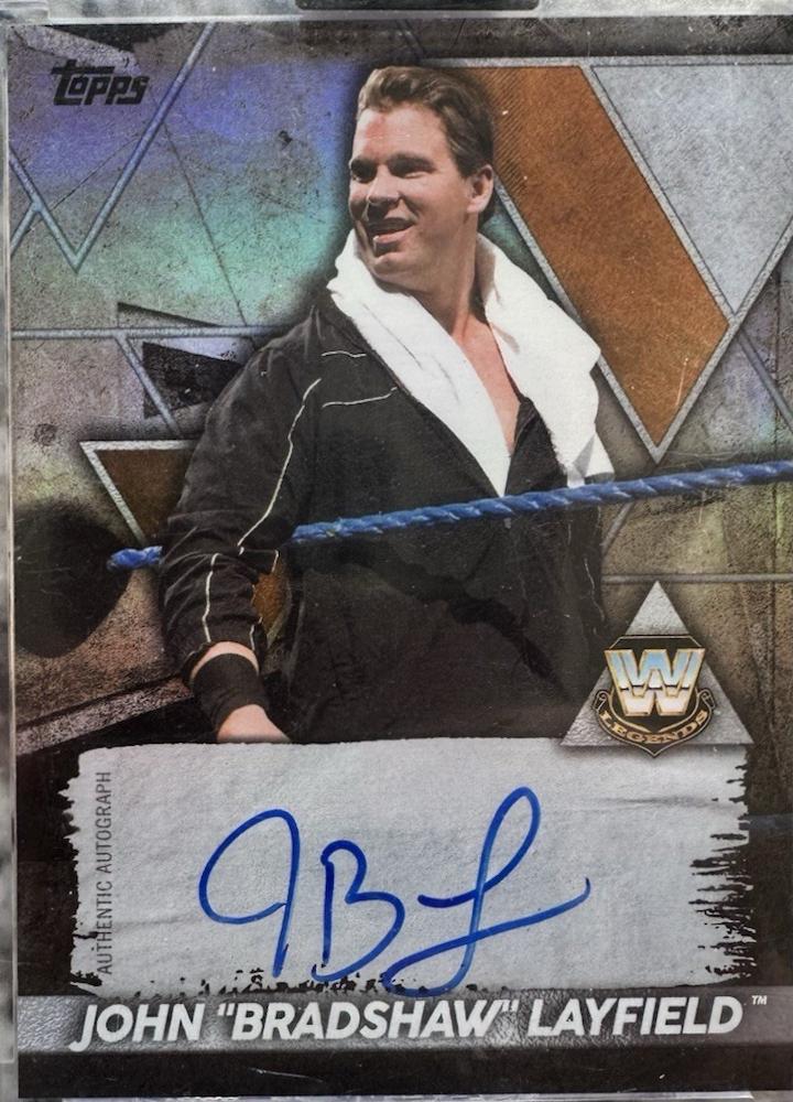 John Bradshaw Layfield #L-JBL Wrestling Cards 2021 Topps WWE Fully Loaded Legends Autograph