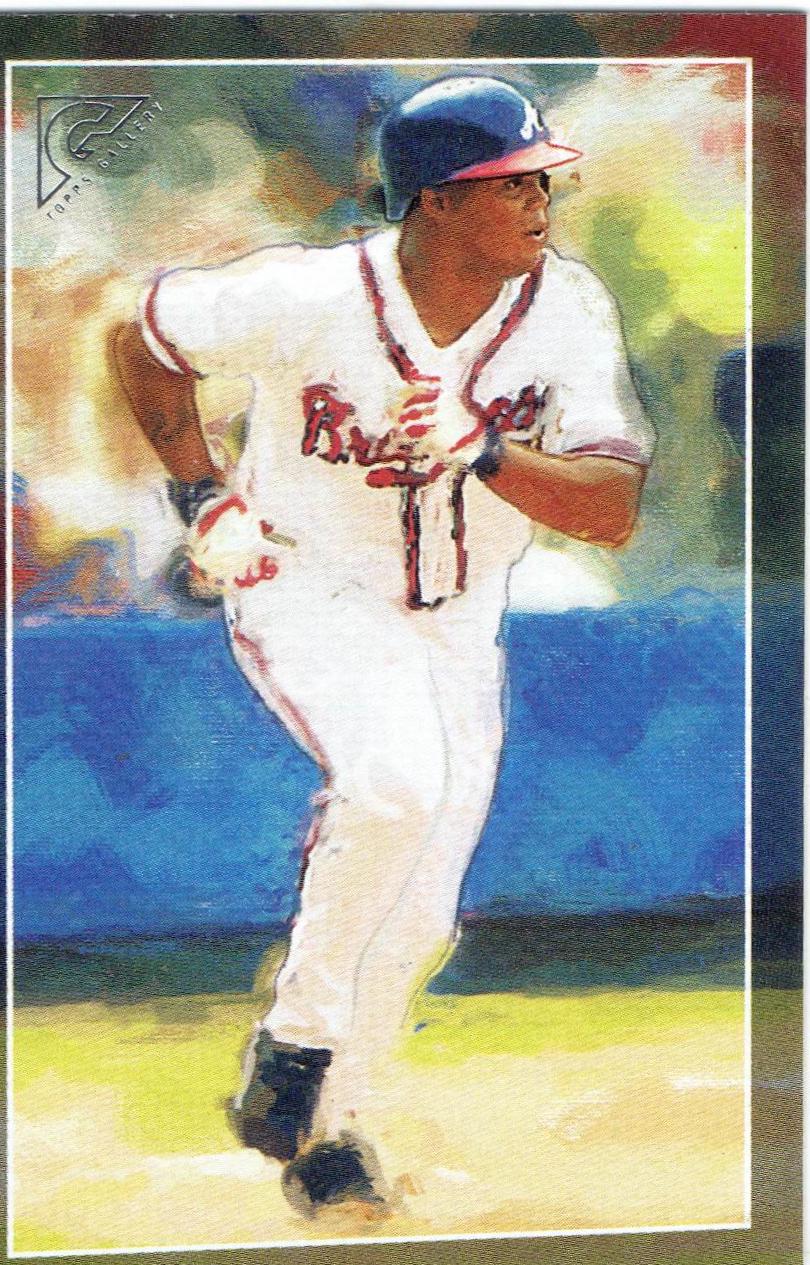 Andruw Jones #7 Baseball Cards 2005 Topps Gallery