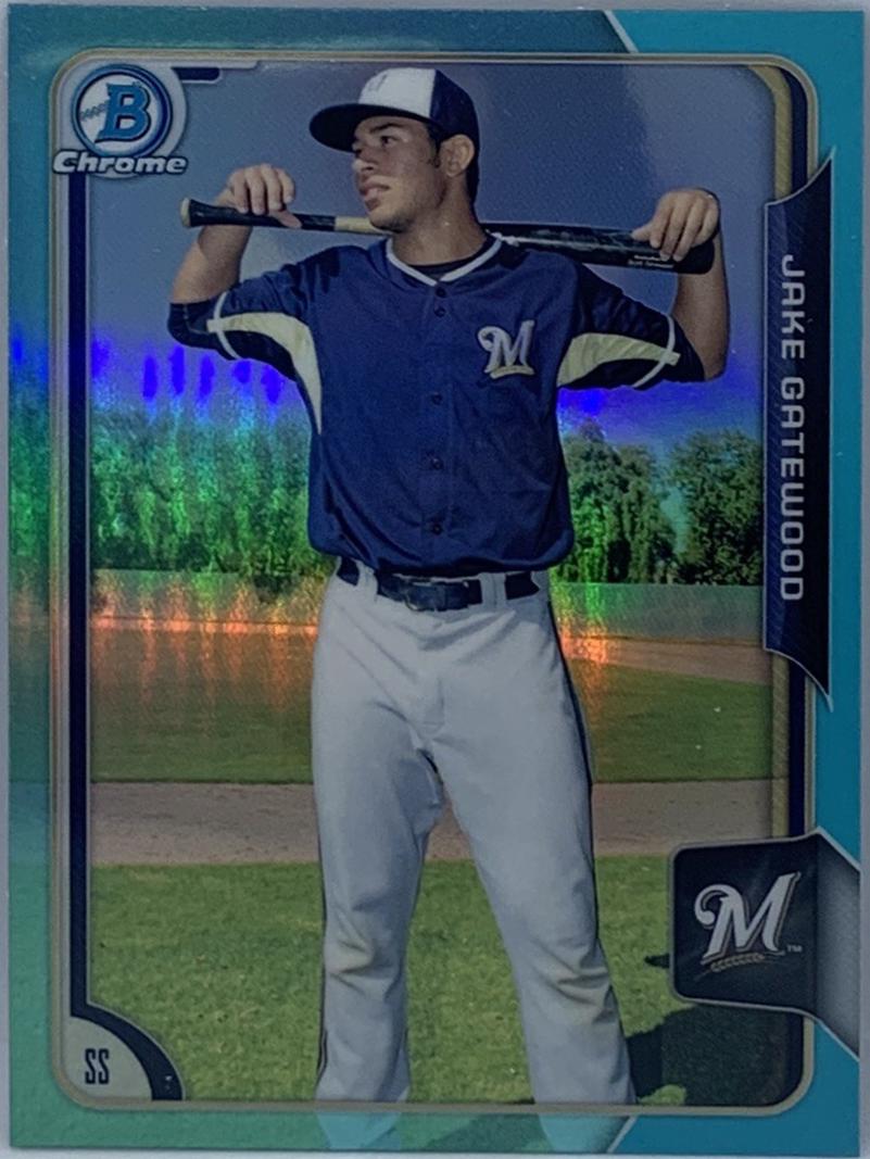 Jake Gatewood [Chrome Blue Refractor] #104