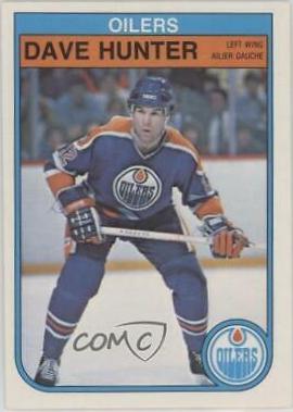 Dave Hunter #110 Hockey Cards 1982 O-Pee-Chee