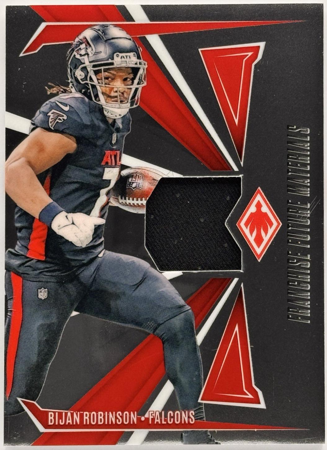 Bijan Robinson #FFM-BRN Football Cards 2024 Panini Phoenix Franchise Future Material