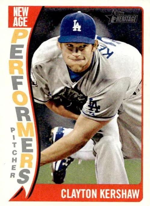 Clayton Kershaw #NAP-CK Baseball Cards 2014 Topps Heritage New Age Performers