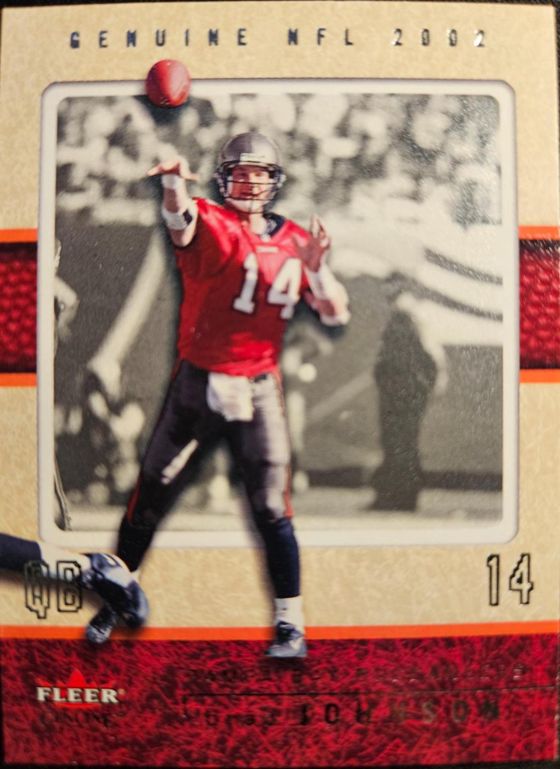 Brad Johnson #115 Football Cards 2002 Fleer Genuine