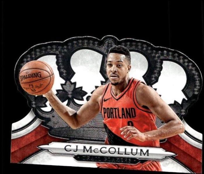 CJ McCollum #17 Basketball Cards 2018 Panini Crown Royale