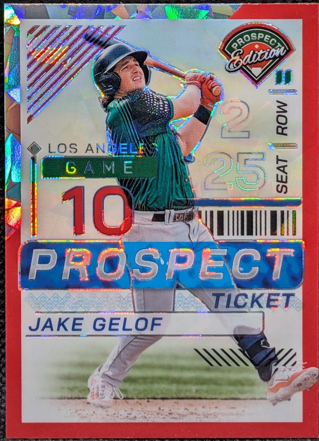 Jake Gelof [Red Ice Ticket Holo] #196