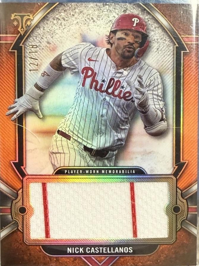 Nick Castellanos [Amber] #SJR-NCO Prices | 2024 Topps Triple Threads ...