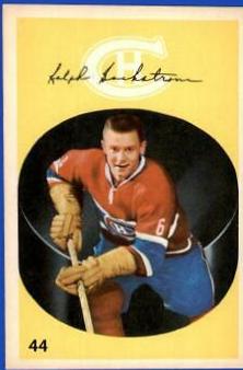 Ralph Backstrom #44 Hockey Cards 1962 Parkhurst
