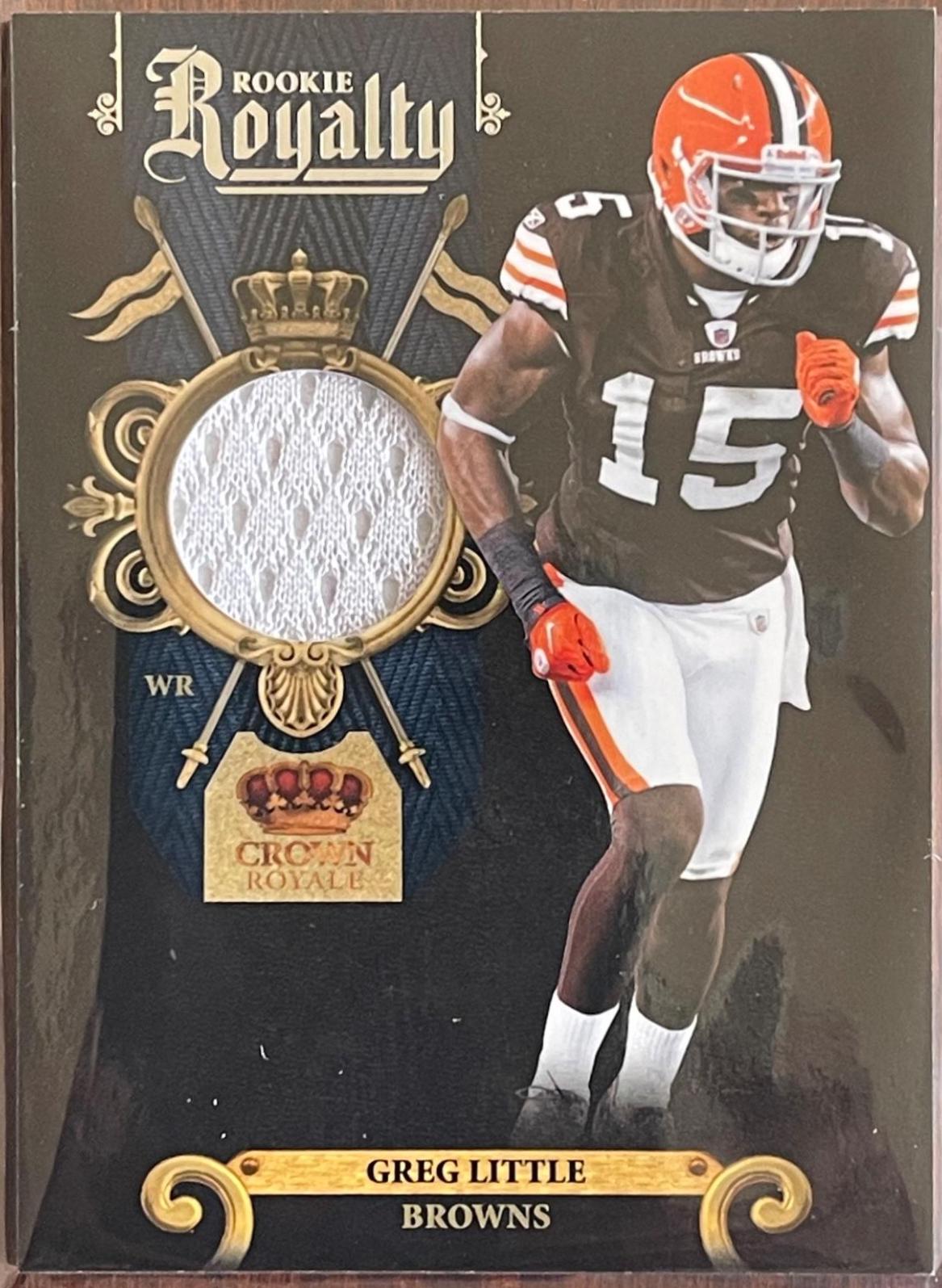 Greg Little #5 Football Cards 2011 Panini Crown Royale Rookie Royalty