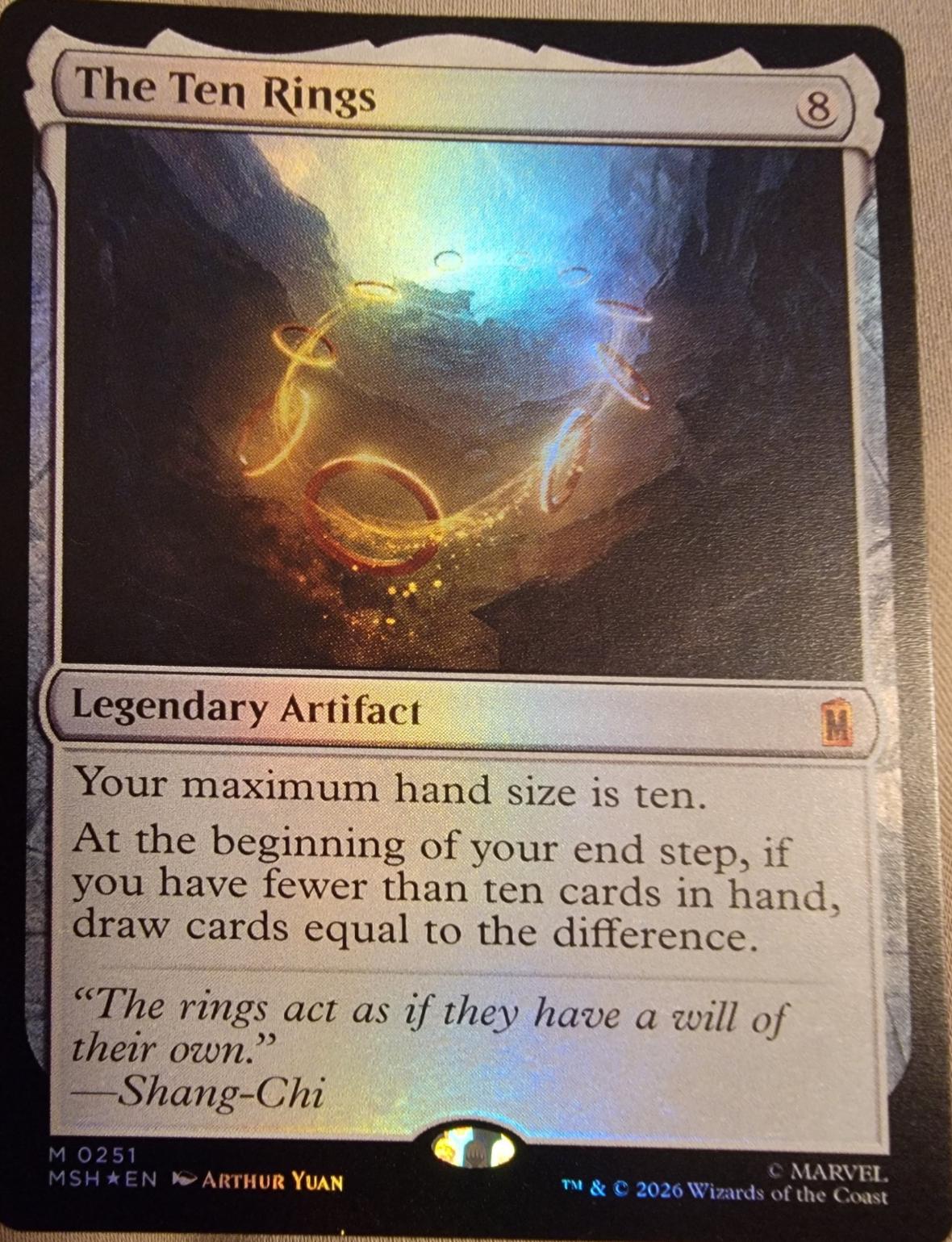 MTG テン・リングス The Ten Rings 英語　FOIL 4枚セット The Ten Rings [Foil] #251 Prices | Magic Marvel Super Heroes