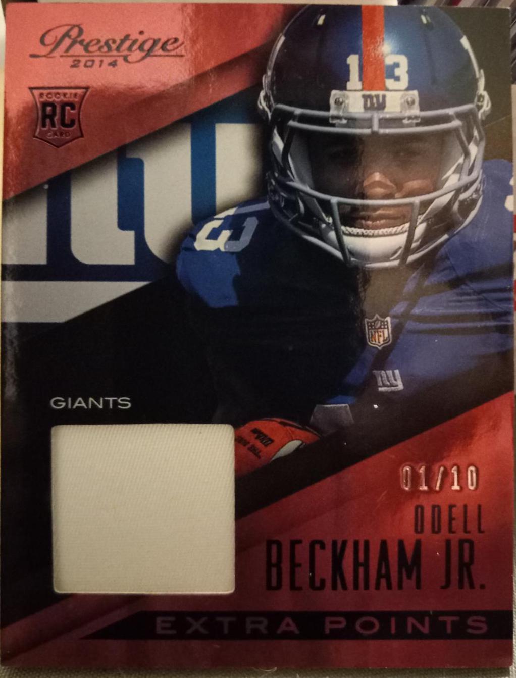 Odell beckham jr #OB Football Cards 2014 Panini Prestige
