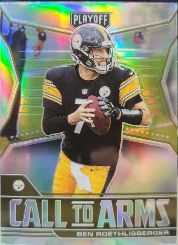 Ben Roethlisberger #CA-BRO Football Cards 2021 Panini Playoff Call to Arms