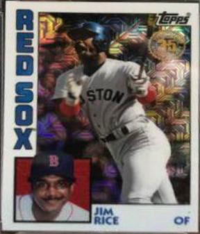 Jim Rice #45 2019 Topps Silver Pack 1984 Chrome Promo Baseball