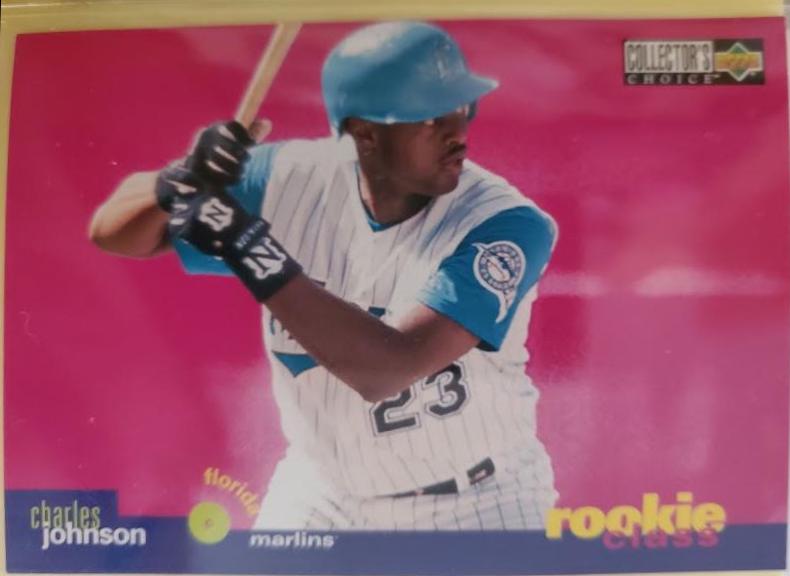 Charles Johnson #1 Baseball Cards 1995 Collector's Choice