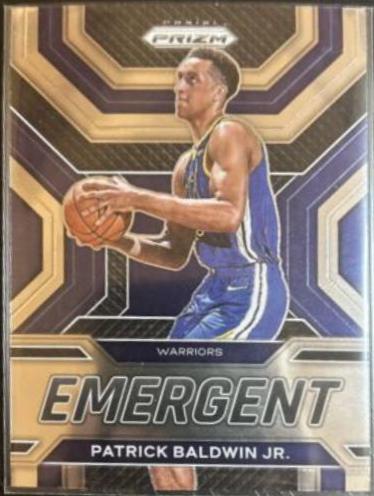 Patrick Baldwin Jr. #1 Basketball Cards 2022 Panini Prizm Emergent