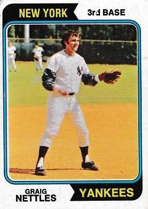 Graig Nettles #251 Baseball Cards 1974 Topps