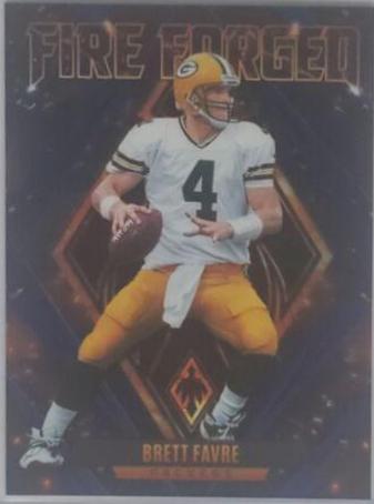 Brett Favre #FF-10 Football Cards 2022 Panini Phoenix Fire Forged