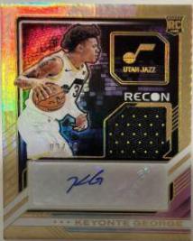 Keyonte George [Gold] #RJA-KEY Prices | 2023 Panini Recon Rookie Jersey ...