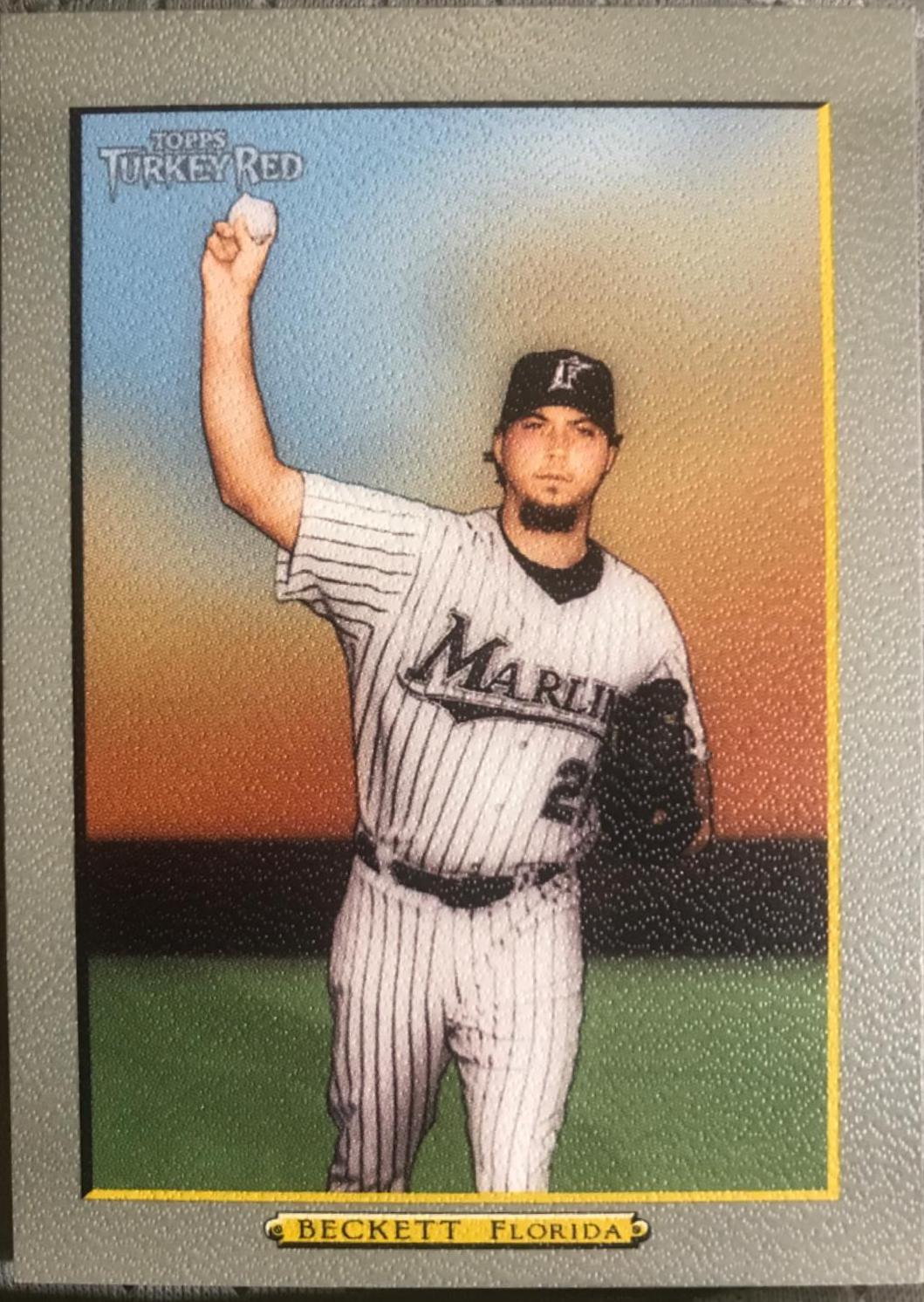 Josh Beckett #114 Baseball Cards 2005 Topps Turkey Red