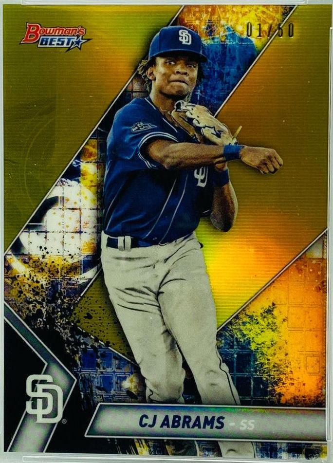 CJ Abrams [Gold Refractor] #TP-2