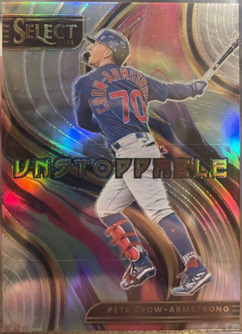 Pete Crow Armstrong #SU10 Baseball Cards 2023 Panini Select Unstoppable