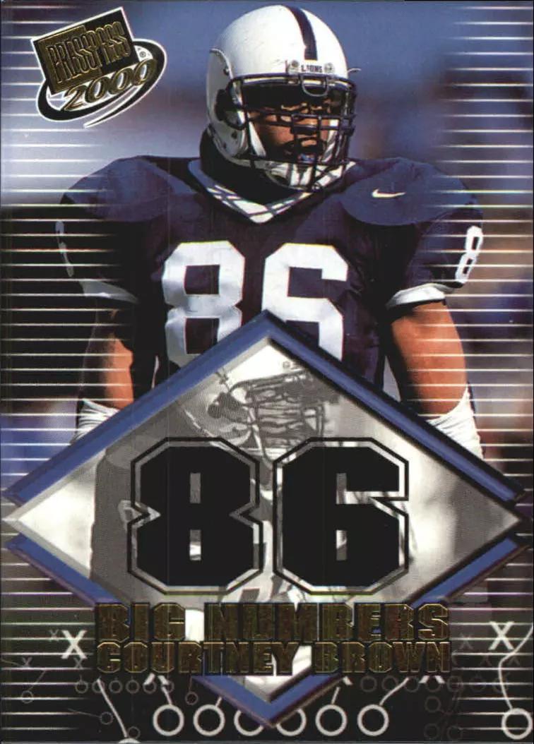 Courtney Brown #BN3 Football Cards 2000 Press Pass Big Numbers