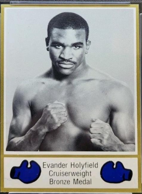 Evander Holyfield #62 Boxing Cards 1986 Brown's