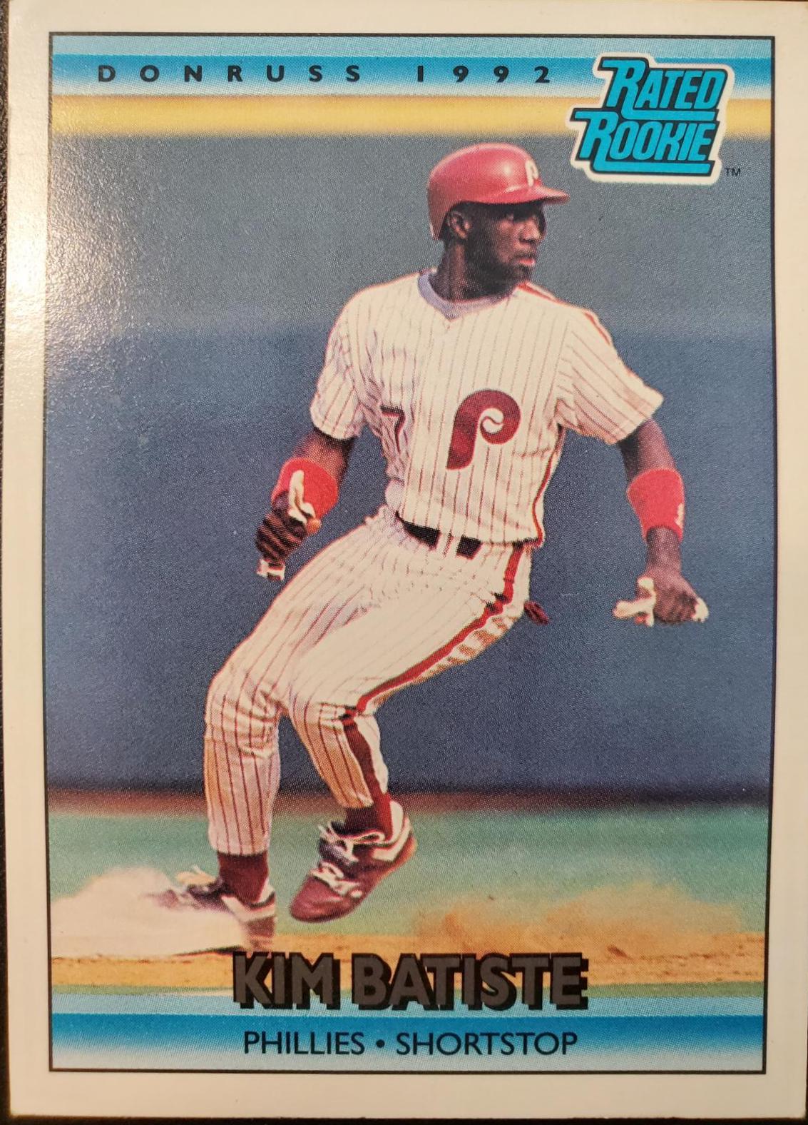 Kim Batiste #402 Baseball Cards 1992 Donruss