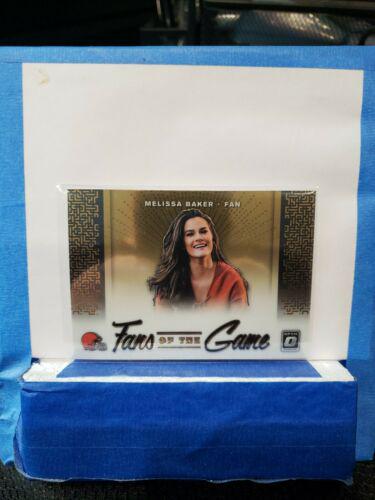 Melissa Baker #FG-3 Football Cards 2019 Donruss Optic Fans of the Game