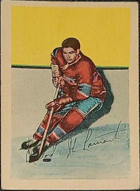 Dollard St. Laurent #52 Hockey Cards 1952 Parkhurst