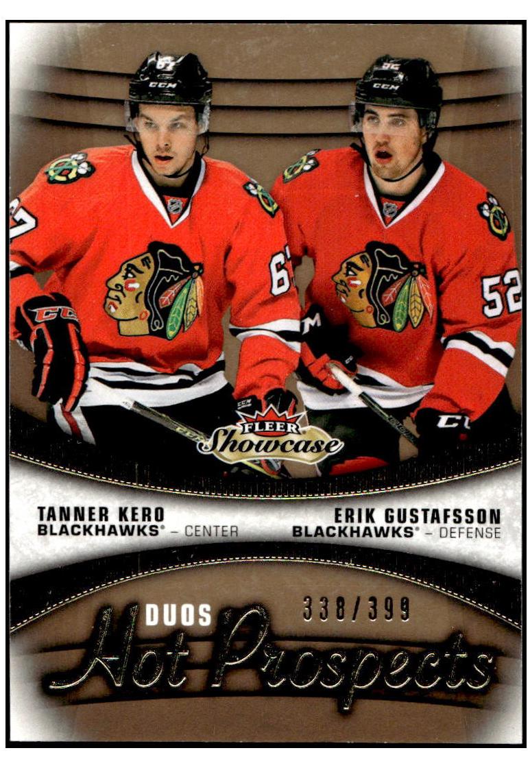 Tanner Kero/Erik Gustafsson #117 Hockey Cards 2015 Fleer Showcase