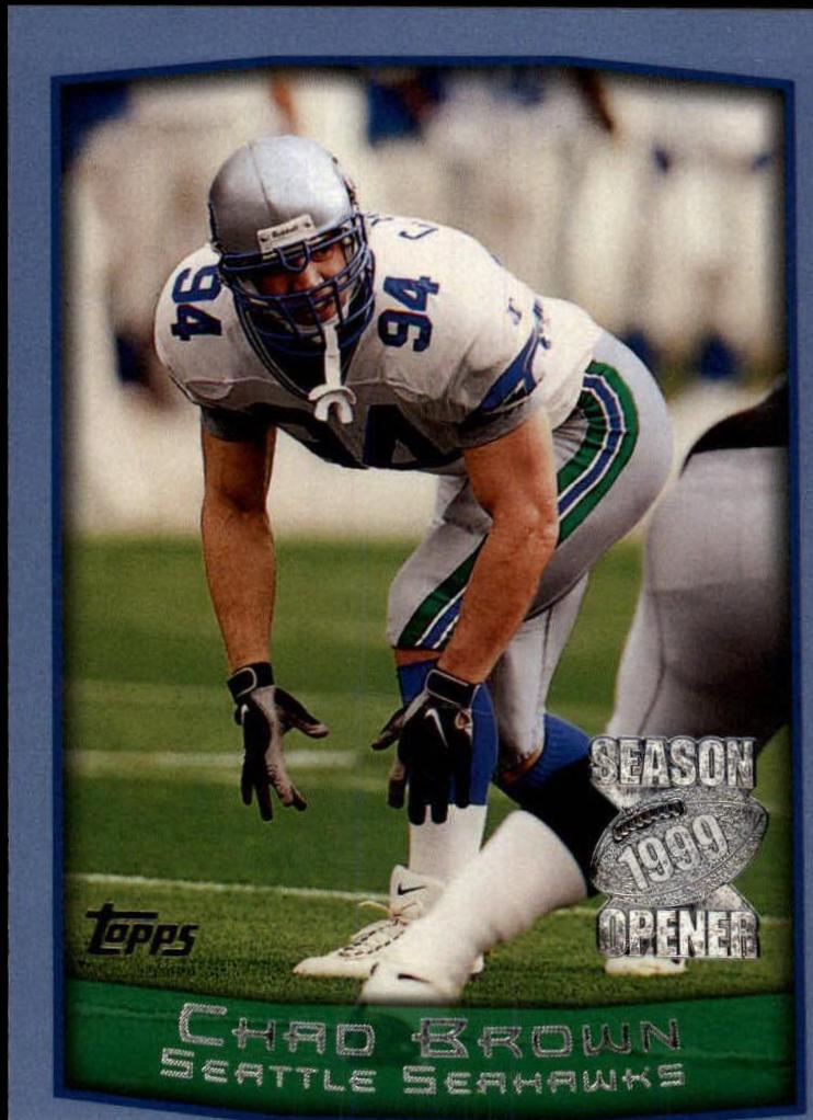 Chad Brown #12 Football Cards 1999 Topps Season Opener