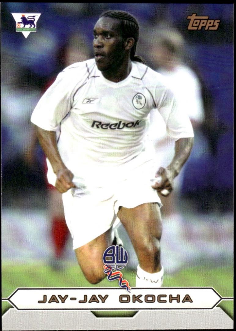 Jay-Jay Okocha #BW2 2003 Topps Premier Gold Soccer