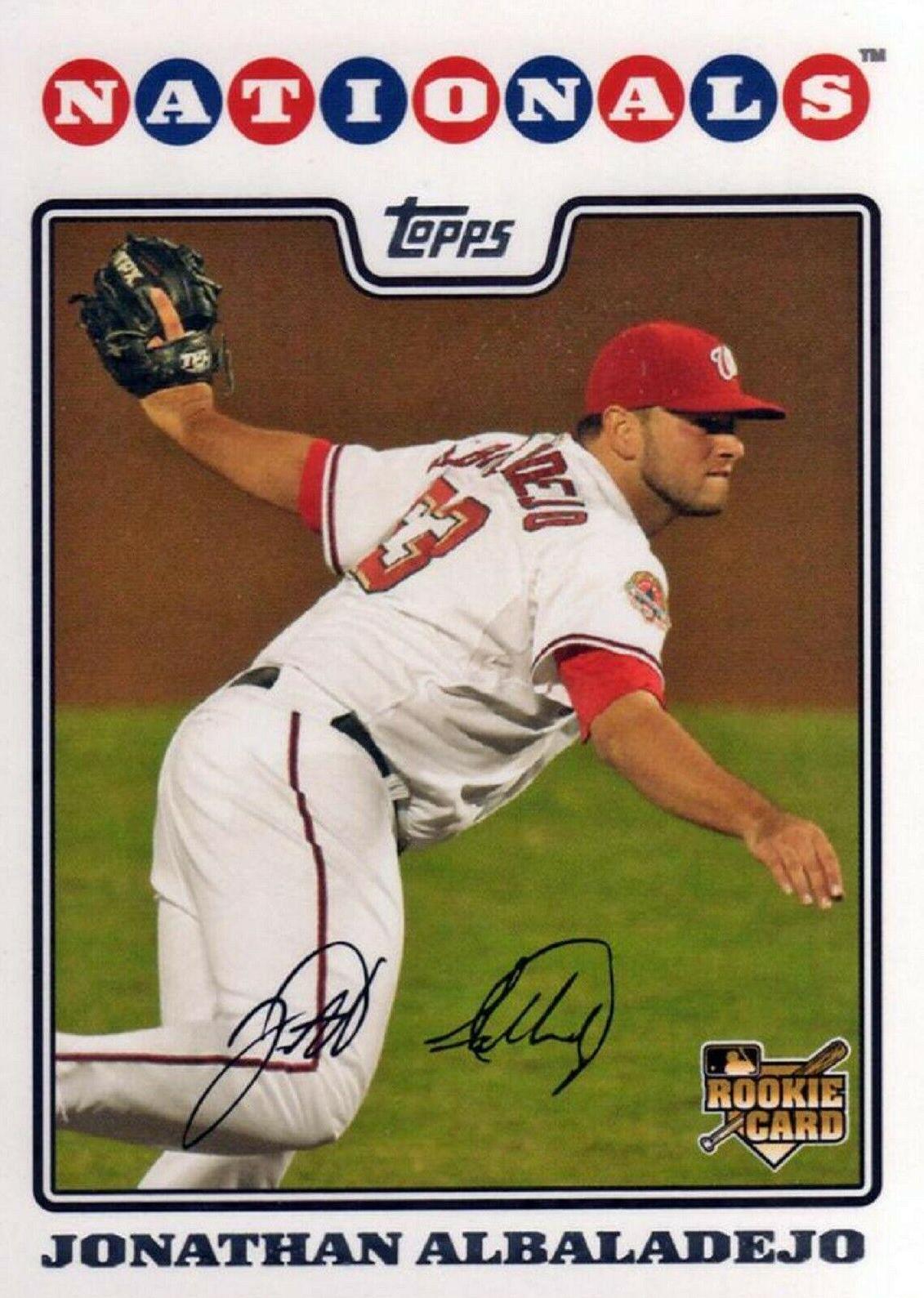 Jonathan Albaladejo #103 Baseball Cards 2008 Topps
