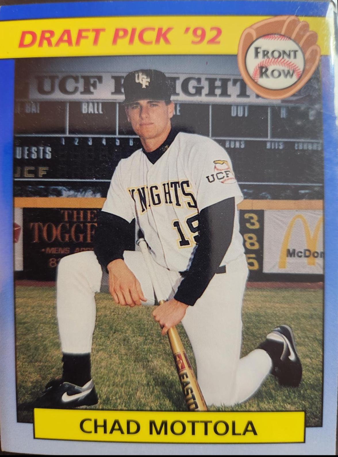 Chad Mottola #82 Baseball Cards 1992 Front Row Draft Picks