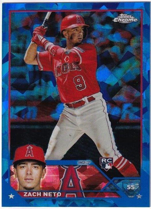 Zach Neto #USCS116 Baseball Cards 2023 Topps Chrome Update Sapphire