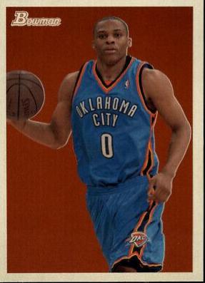 Russell Westbrook #55 Basketball Cards 2009 Bowman '48