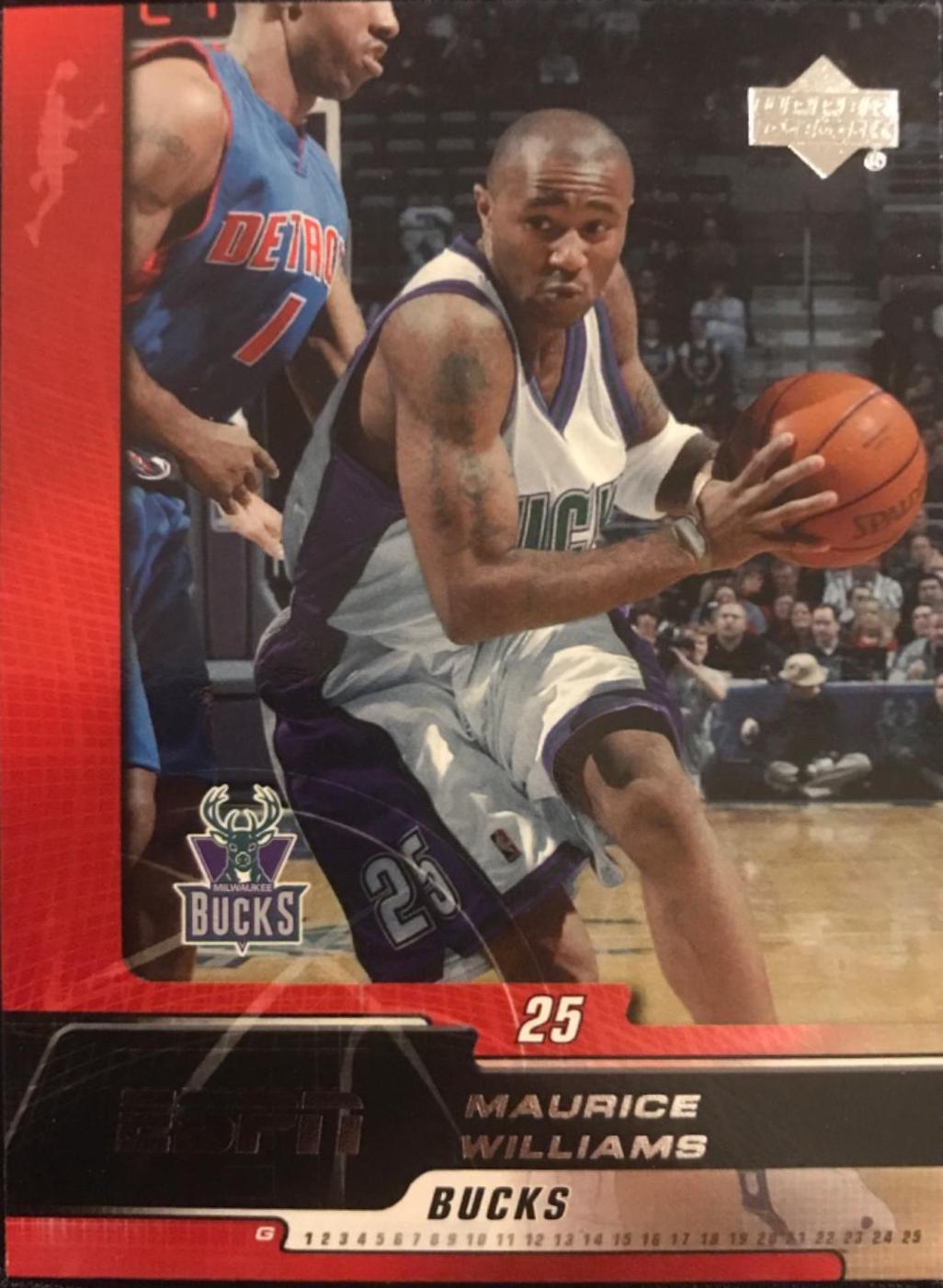 Maurice Williams #47 Basketball Cards 2005 Upper Deck ESPN