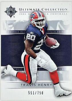Travis Henry #8 Football Cards 2004 Upper Deck Ultimate Collection